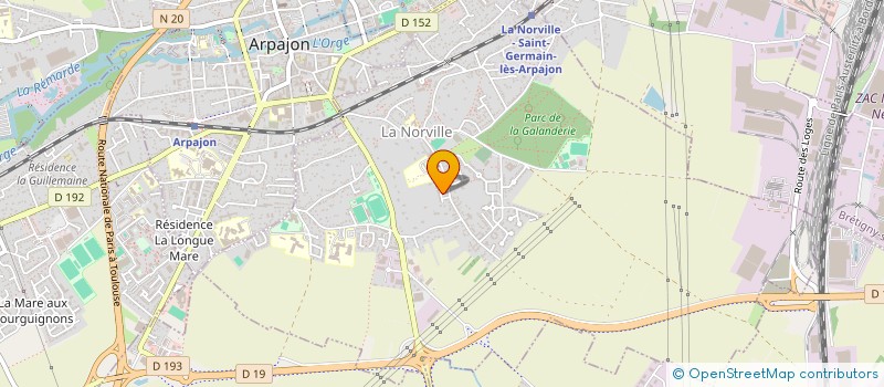 localisation de l'entreprise MONSIEUR JEOFFREY HOUBERDON à ARPAJON