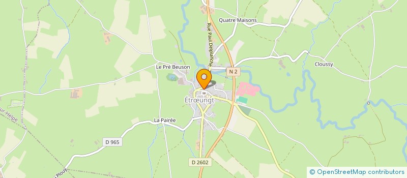 localisation de l'entreprise MONSIEUR JEOFFREY MAREE  ETRUNGT