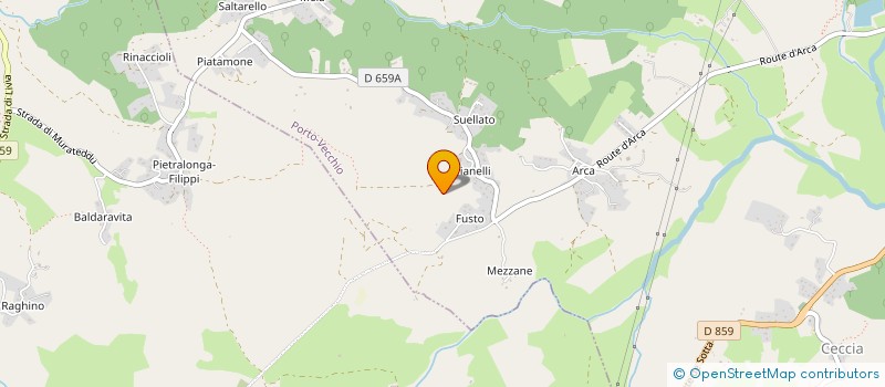 localisation de l'entreprise MONSIEUR JEOFFREY NICOLAI  PORTO-VECCHIO