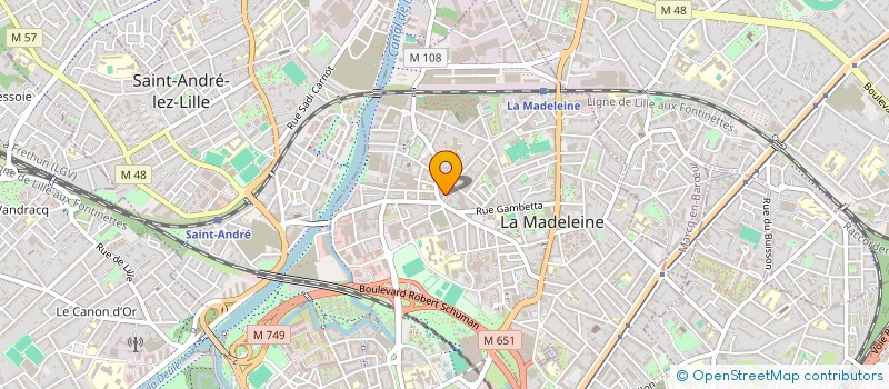 localisation de l'entreprise MONSIEUR JEOFFREY PETILLON à LA MADELEINE