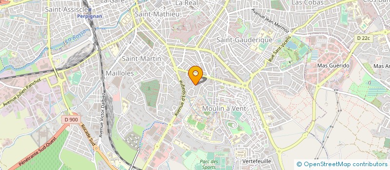 localisation de l'entreprise MONSIEUR JEOFFREY THOMAS  CABESTANY