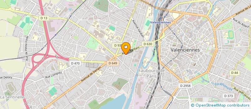 localisation de l'entreprise MONSIEUR JEOFFREY VANEHUIN à VALENCIENNES
