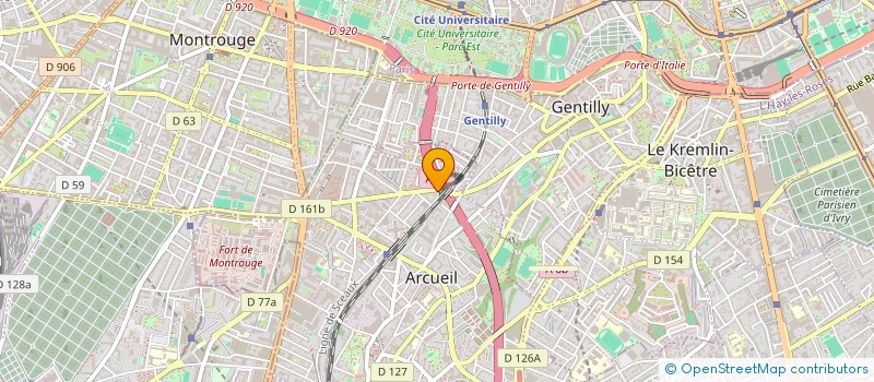 localisation de l'entreprise MONSIEUR JEONG  SEOK YIE  ARCUEIL