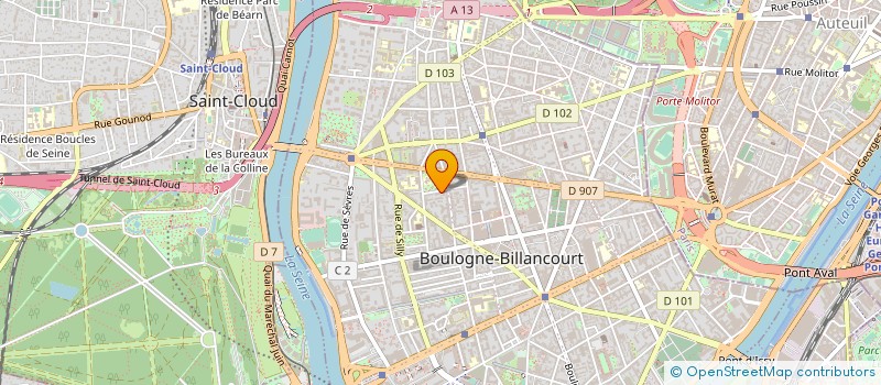 localisation de l'entreprise MONSIEUR JEONGIK PARK à BOULOGNE-BILLANCOURT