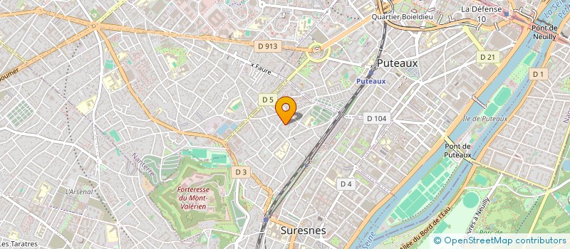 localisation de l'entreprise MONSIEUR JEPHTE BALOKI à SURESNES
