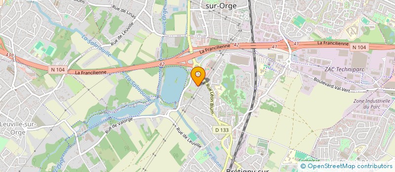 localisation de l'entreprise MONSIEUR JEPHTE HERBRECHT  BRETIGNY-SUR-ORGE