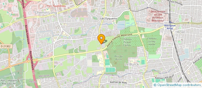 localisation de l'entreprise MONSIEUR JEPHTHE GRALL  MERIGNAC