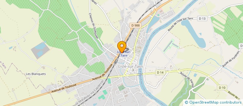 localisation de l'entreprise MONSIEUR JEREME LETERME à LISLE-SUR-TARN