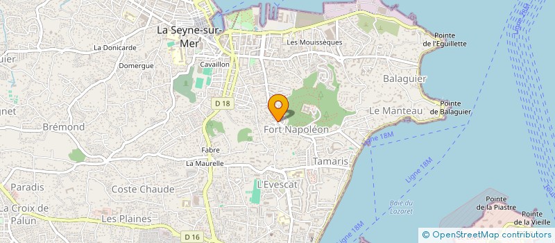 localisation de l'entreprise MONSIEUR JEREMI BESSONE à LA SEYNE-SUR-MER