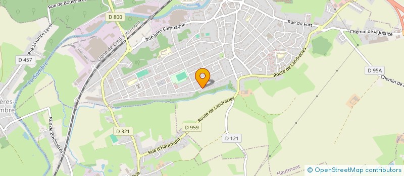 localisation de l'entreprise MONSIEUR JEREMI GOSSEZ  HAUTMONT