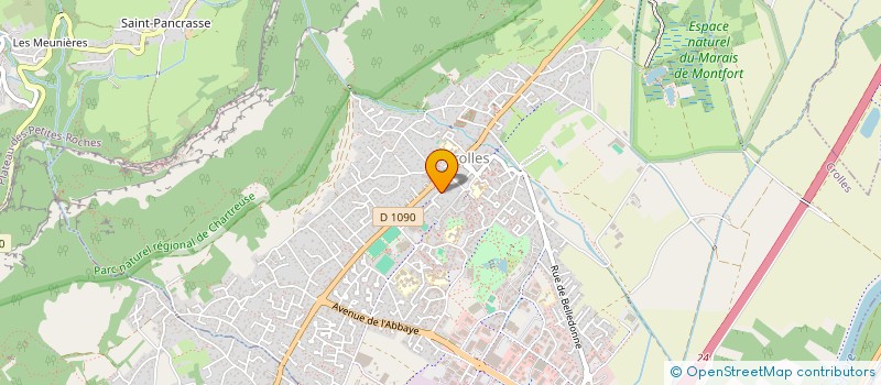 localisation de l'entreprise MONSIEUR JEREMI LANA  CROLLES