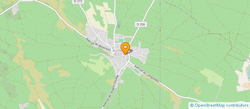 localisation de l'entreprise MONSIEUR JEREMI MARIN  AZILLE