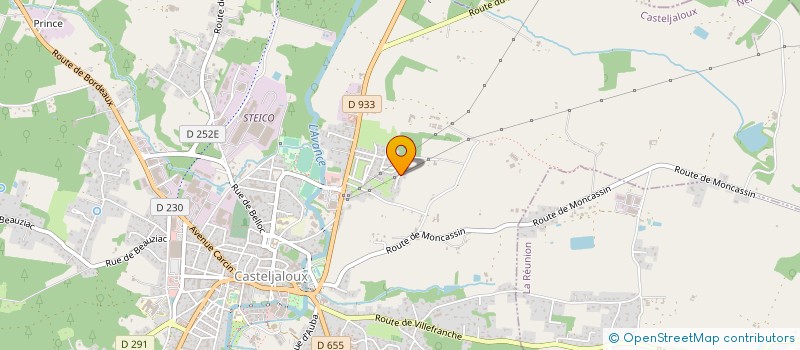 localisation de l'entreprise MONSIEUR JEREMI PARUIT  CASTELJALOUX