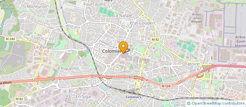 localisation de l'entreprise MONSIEUR JEREMI RAYMOND à COLOMIERS