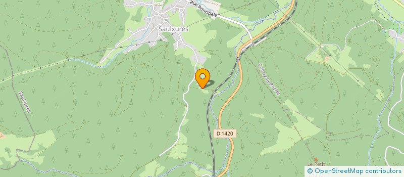 localisation de l'entreprise MONSIEUR JEREMIAH STOLL  SAULXURES