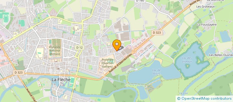 localisation de l'entreprise MONSIEUR JEREMIAS PINHO  LA FLECHE