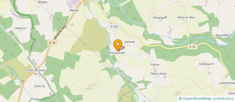 localisation de l'entreprise MONSIEUR JEREMIAS QUENTEL  SIZUN