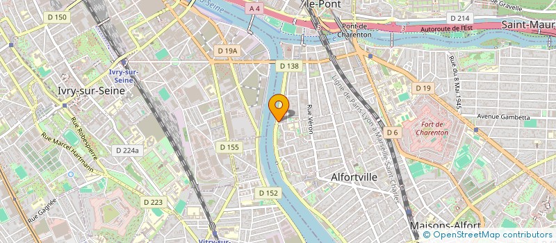 localisation de l'entreprise MONSIEUR JEREMIE ABECASSIS  ALFORTVILLE