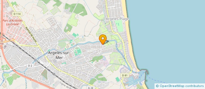 localisation de l'entreprise MONSIEUR JEREMIE ADAM à ARGELES-SUR-MER