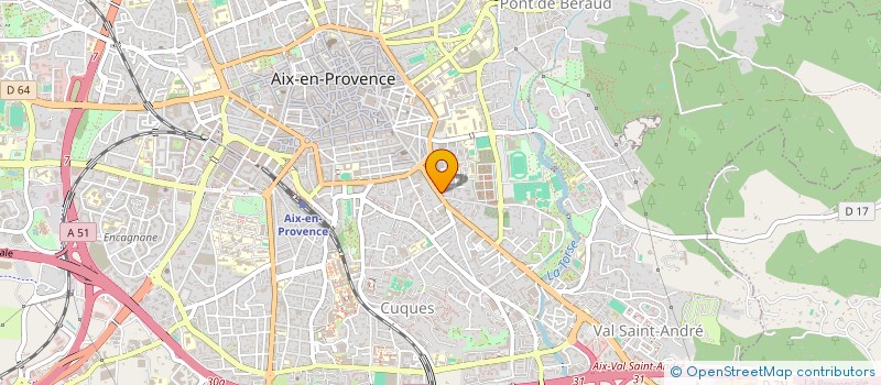 localisation de l'entreprise MONSIEUR JEREMIE AKTOUF  AIX-EN-PROVENCE