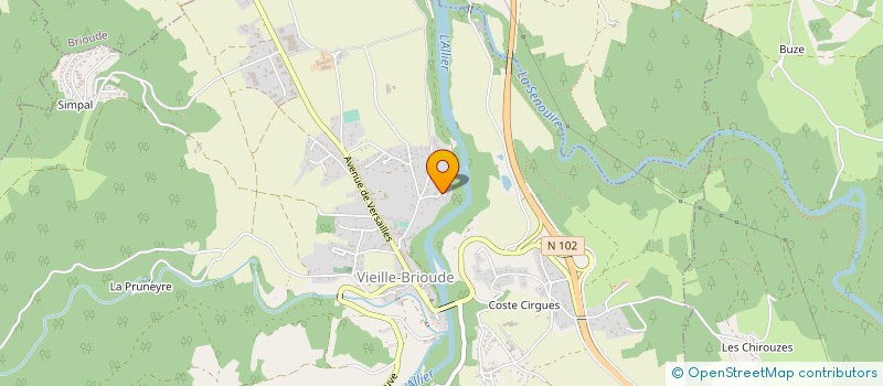 localisation de l'entreprise MONSIEUR JEREMIE ALTBAUM  BRIOUDE