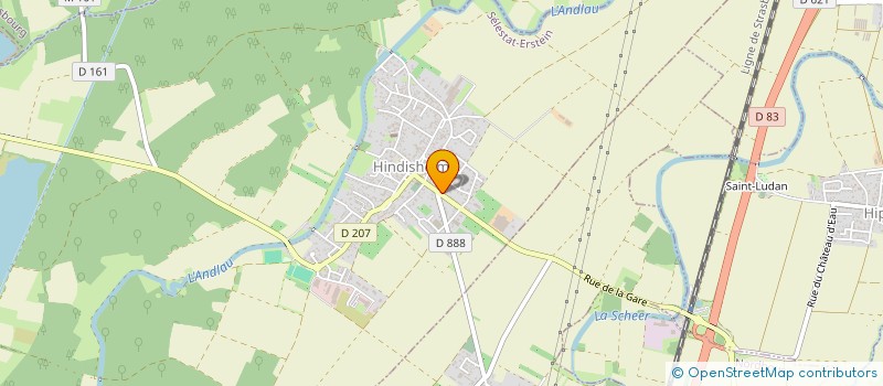 localisation de l'entreprise MONSIEUR JEREMIE AMORIM  HINDISHEIM