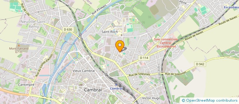 localisation de l'entreprise MONSIEUR JEREMIE AMOUSSOUGOH  CAMBRAI