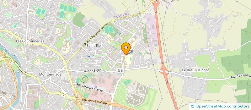 localisation de l'entreprise MONSIEUR JEREMIE ANGAUD  POITIERS