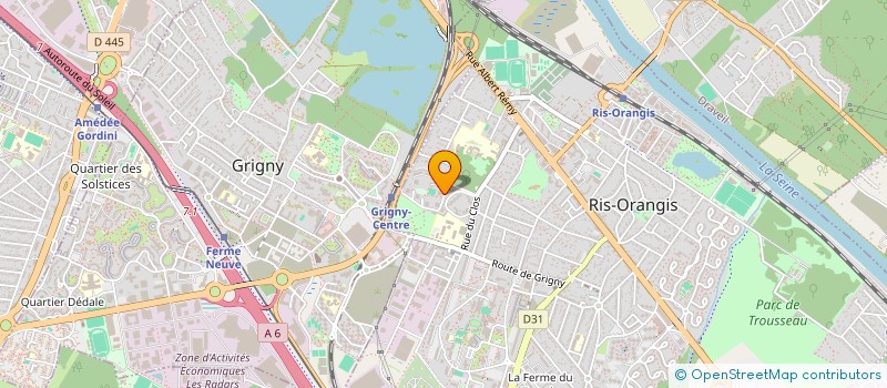 localisation de l'entreprise MONSIEUR JEREMIE ANGELY  RIS-ORANGIS