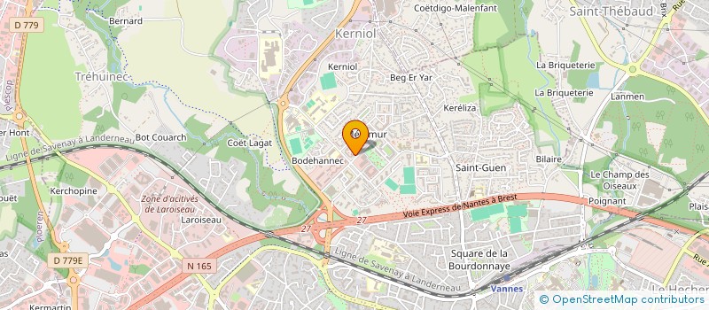 localisation de l'entreprise MONSIEUR JEREMIE ARHAN à VANNES