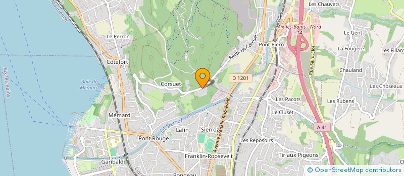 localisation de l'entreprise MONSIEUR JEREMIE ARNONE  AIX-LES-BAINS