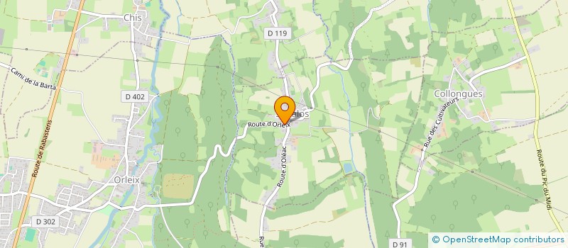 localisation de l'entreprise MONSIEUR JEREMIE AUGE  SABALOS