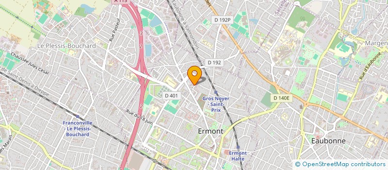 localisation de l'entreprise MONSIEUR JEREMIE BA  ERMONT