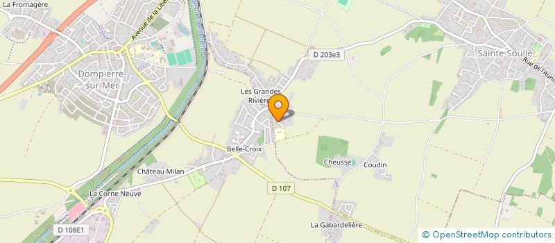 localisation de l'entreprise MONSIEUR JEREMIE BABIN à SAINTE-SOULLE