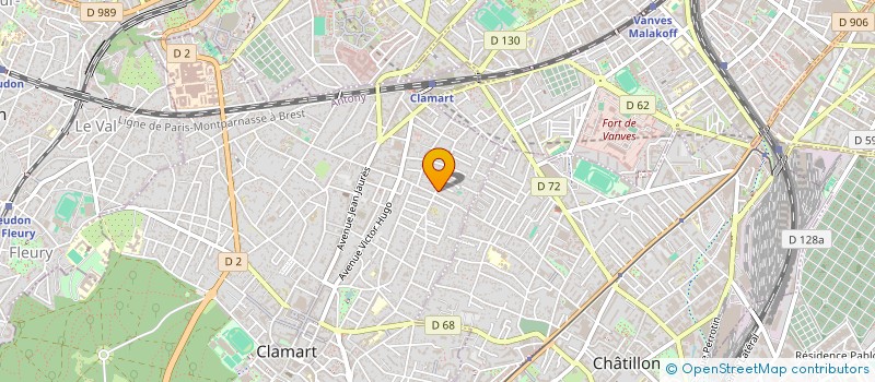 localisation de l'entreprise MONSIEUR JEREMIE BAILLON à CLAMART
