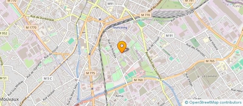 localisation de l'entreprise MONSIEUR JEREMIE BARUANI à TOURCOING