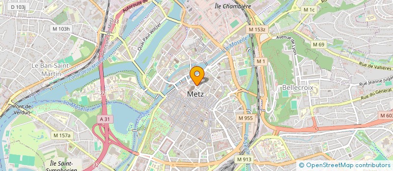 localisation de l'entreprise MONSIEUR JEREMIE BECQUAERT  METZ