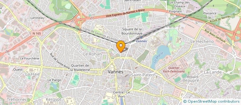 localisation de l'entreprise MONSIEUR JEREMIE BEDIER à VANNES