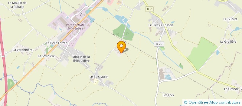 localisation de l'entreprise MONSIEUR JEREMIE BEIGNON  ESSARTS-EN-BOCAGE