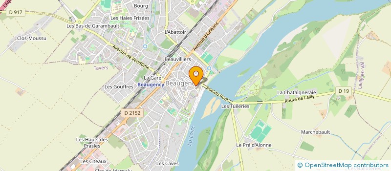 localisation de l'entreprise MONSIEUR JEREMIE BELLOT à BEAUGENCY