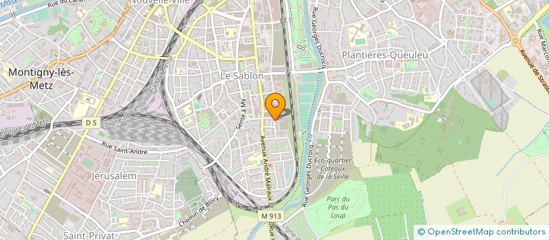 localisation de l'entreprise MONSIEUR JEREMIE BENAICHA  METZ