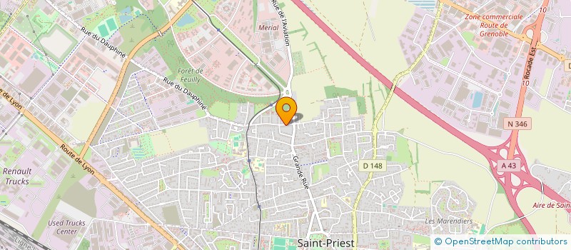 localisation de l'entreprise MONSIEUR JEREMIE-BENEDICT PERERA  SAINT-PRIEST