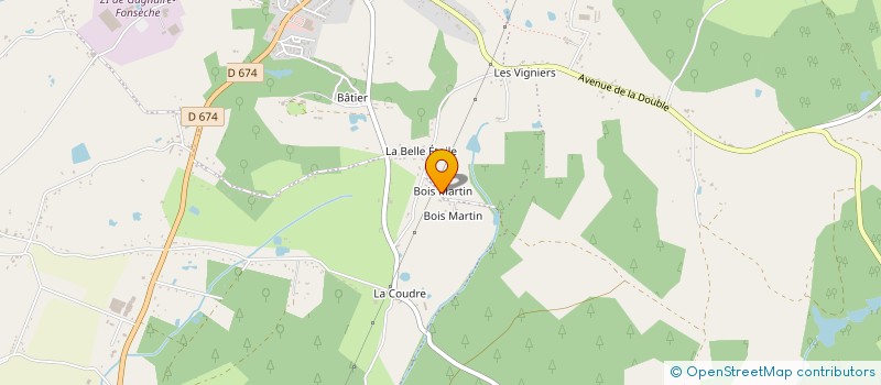 localisation de l'entreprise MONSIEUR JEREMIE BERNARD à LA ROCHE CHALAIS