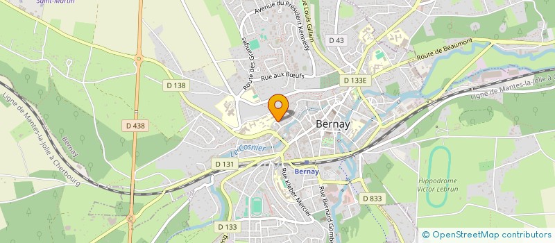 localisation de l'entreprise MONSIEUR JEREMIE BLOT à BERNAY