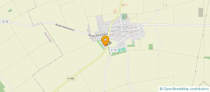 localisation de l'entreprise MONSIEUR JEREMIE BOURIN  LA NEUVILLE-EN-TOURNE-A-FUY