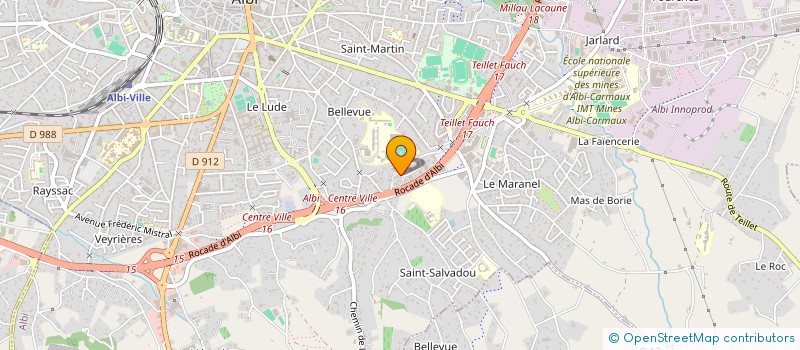 localisation de l'entreprise MONSIEUR JEREMIE BOYER à ALBI