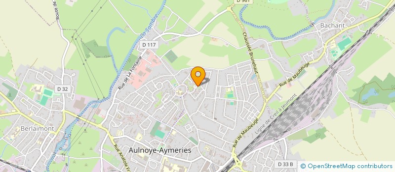 localisation de l'entreprise MONSIEUR JEREMIE BRANCOURT  AULNOYE-AYMERIES