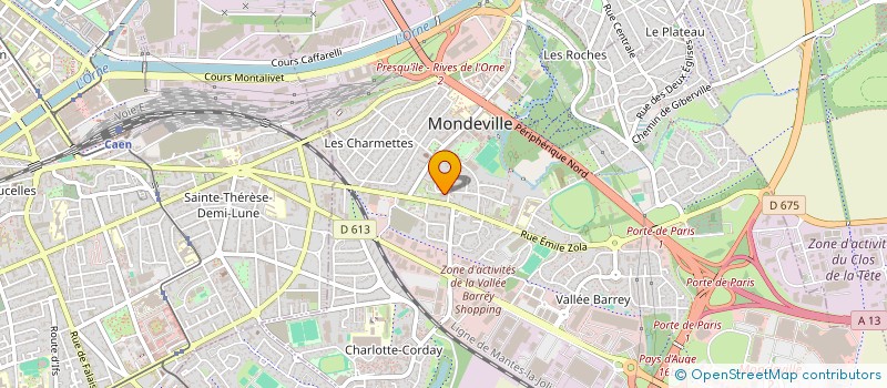localisation de l'entreprise MONSIEUR JEREMIE BRIEND à MONDEVILLE