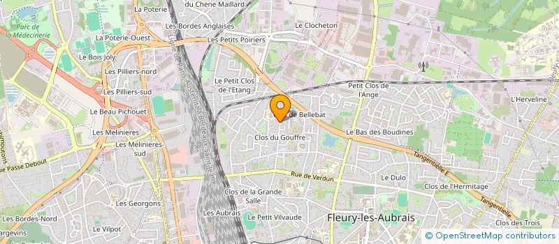 localisation de l'entreprise MONSIEUR JEREMIE BRILLET-PENCOLE à FLEURY-LES-AUBRAIS