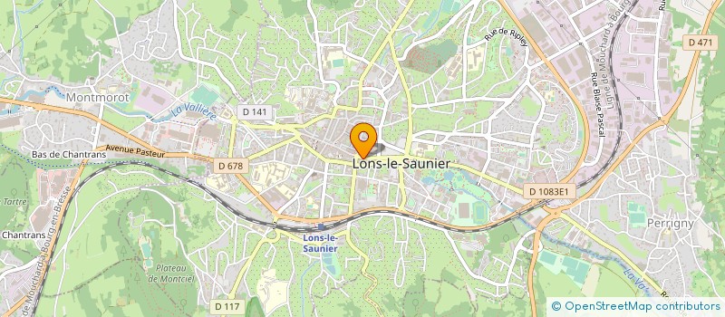 localisation de l'entreprise MONSIEUR JEREMIE BROCHOT à LONS-LE-SAUNIER